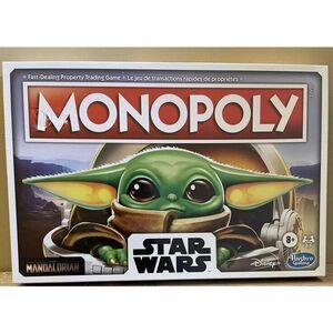 Star Wars The‎ Mandalorian Monopoly Baby Yoda Board Game NEW SEALED